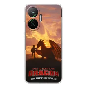 Чехол дракон Беззубик для Xiaomi POCO F7 (Постер Беззубика)