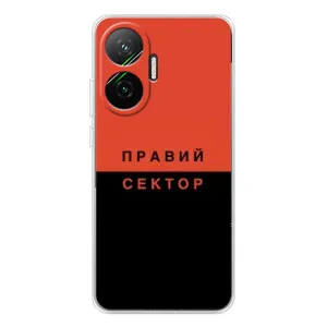 Чехлы УПА (Красно-Чёрный) на Xiaomi POCO F7 (Правый Серктор)