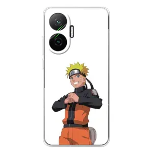 Чохли з принтом НАРУТО на Xiaomi POCO F7 (Веселий Наруто)