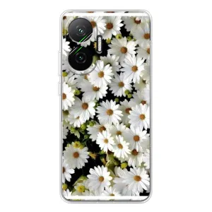 Чохол з ромашками на Xiaomi POCO F7 (Рамка в ромашках)
