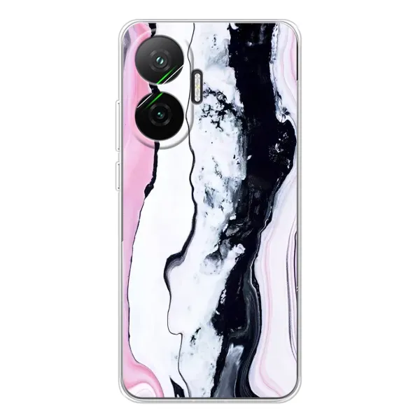 Чехол с рисунком «Розовый мрамор» для Xiaomi POCO F7 Чехол с рисунком «Розовый мрамор» для Xiaomi POCO F7