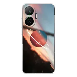 Чохол (ТПУ) з планетами на Xiaomi POCO F7 (Сатурн)