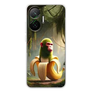Чехол с мемами тралалело тралала для Xiaomi POCO F7 (Шимпанзини бананини)