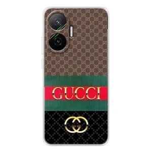 Чохли бренд ГУЧЧІ для Xiaomi POCO F7 (Стиль GUCCI)