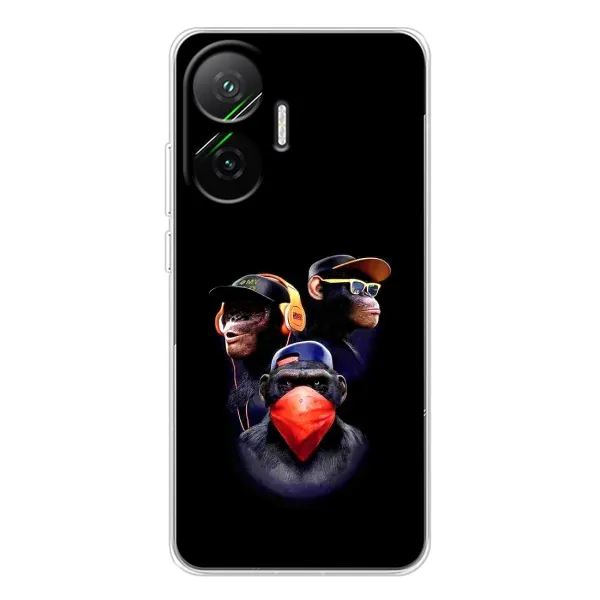 Чехол с рисунком «Три обезьяны» для Xiaomi POCO F7 Чехол с рисунком «Три обезьяны» для Xiaomi POCO F7
