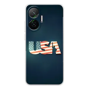 Чехол с рисунком «USA» для Xiaomi POCO F7
