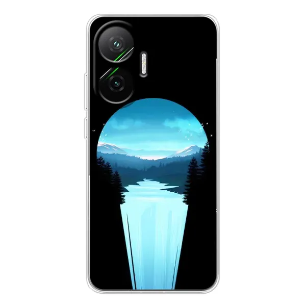 Чехол с рисунком «Синий Водопад» для Xiaomi POCO F7