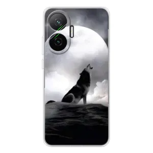 Чохол з Вовком на Xiaomi POCO F7 (Вовк і місяць)
