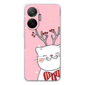 Чохол на тематику: Коти для Xiaomi POCO F7 (Зимовий кіт)