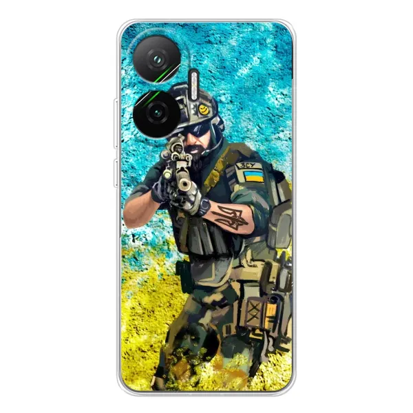 Чехол с рисунком «ЗСУ Воин» для Xiaomi POCO F7 Чехол с рисунком «ЗСУ Воин» для Xiaomi POCO F7