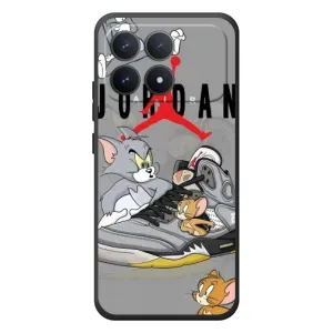 Силиконовый Чехол Nike Air Jordan на XiaoMi Poco F8 Pro (Air Jordan)