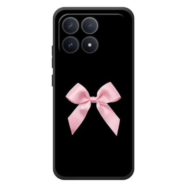 Чехол с рисунком «Бант на черном» для Xiaomi Poco F8 Pro Чехол с рисунком «Бант на черном» для Xiaomi Poco F8 Pro