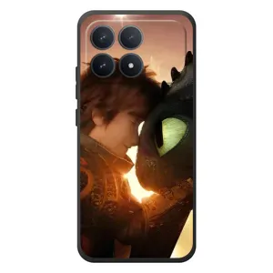 Чехол дракон Беззубик для Xiaomi Poco F8 Pro (Беззубик и Иккинг)