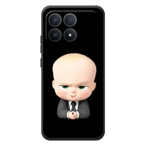 Мультяшный принт на Чехол для XiaoMi Poco F8 Pro (Бос)