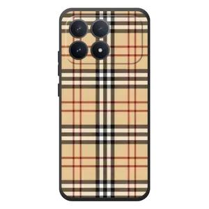 Чехол с рисунком «Burberry стиль» для Xiaomi Poco F8 Pro