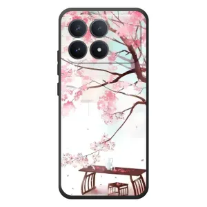 Чехол с принтом САКУРЫ на Xiaomi Poco F8 Pro (Чайная церемония)
