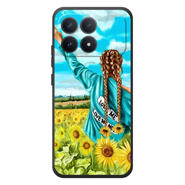 Чехол с рисунком «Девушка на поле» для Xiaomi Poco F8 Pro Чехол с рисунком «Девушка на поле» для Xiaomi Poco F8 Pro