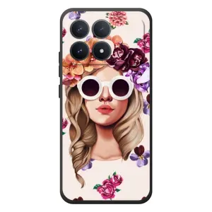 Чохол з картинкою Модні Дівчата Xiaomi Poco F8 Pro (Дівчина в окулярах)