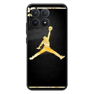 Силиконовый Чехол Nike Air Jordan на XiaoMi Poco F8 Pro (Джордан 23)