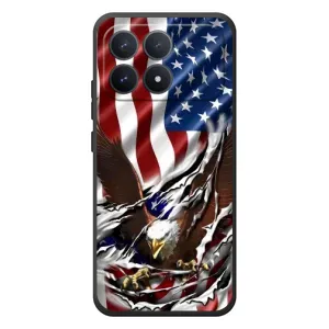 Чехол Флаг USA для Xiaomi Poco F8 Pro (Флаг USA)