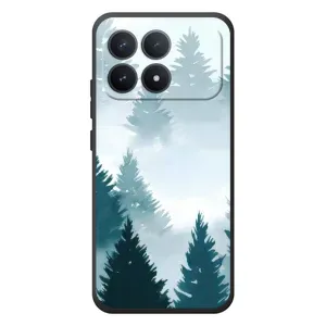 Летний Чехол на Xiaomi Poco F8 Pro (Горный лес)