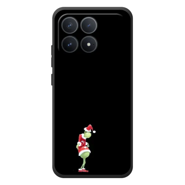 Чехол с рисунком «Гринч на чорном» для Xiaomi Poco F8 Pro Чехол с рисунком «Гринч на чорном» для Xiaomi Poco F8 Pro