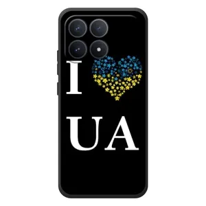 Силиконовый Чехол на Xiaomi Poco F8 Pro (Я-Украина) (I Love UA)