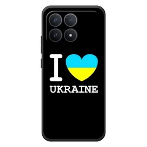 Чехол с Украинской символикой на XiaoMi Poco F8 Pro (I Love Ukraine)