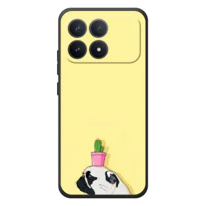 Бампер для Xiaomi Poco F8 Pro з картинкою "Песики" (Кактус на голові)