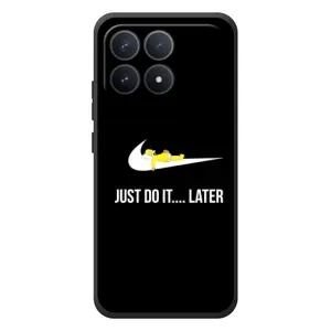 Силиконовый Чехол на Xiaomi Poco F8 Pro с картинкой Nike (Later)