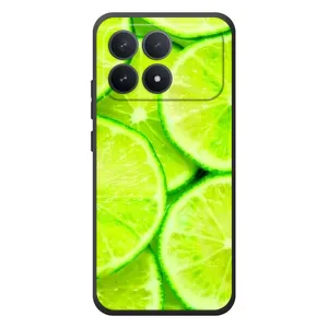 Чехол с изображением вкусной еды для Xiaomi Poco F8 Pro (Лайм)