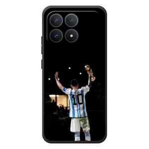 Чехлы Лео Месси Аргентина для Xiaomi Poco F8 Pro (Лео Чемпион)