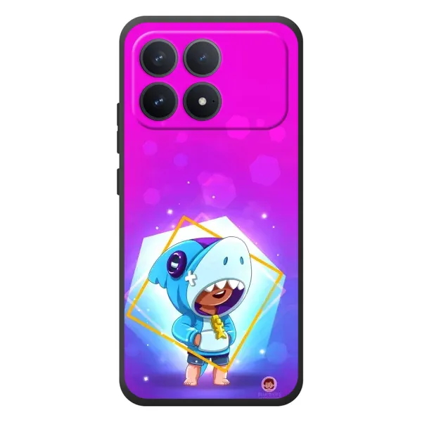 Чехол с рисунком «Леон в костюме Акулы» для Xiaomi Poco F8 Pro