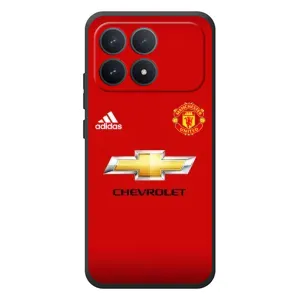 Силиконовые Чехлы принт Футбол на Xiaomi Poco F8 Pro (Man United)