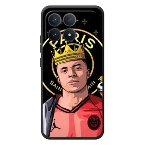 Чехол (TPU) с Футболистом на Xiaomi Poco F8 Pro (Mbappe King)