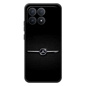 Силіконовий бампер з картинкою машини на Xiaomi Poco F8 Pro (Mercedes)