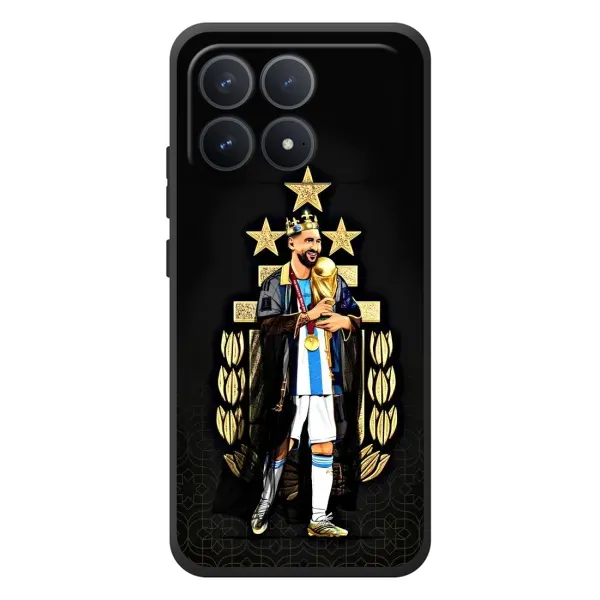 Чехол с рисунком «Месси король» для Xiaomi Poco F8 Pro Чехол с рисунком «Месси король» для Xiaomi Poco F8 Pro