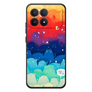 Силіконовий чохол з котиком для Xiaomi Poco F8 Pro (Mew)