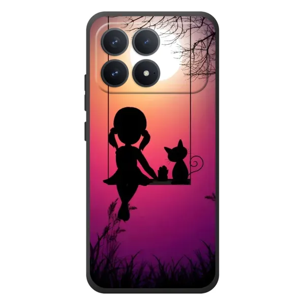 Чехол с рисунком «На качели» для Xiaomi Poco F8 Pro Чехол с рисунком «На качели» для Xiaomi Poco F8 Pro