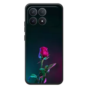 Чехлы с принтом Розочки для Xiaomi Poco F8 Pro (Ночная роза)