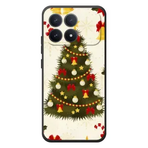 Чехол Новогодняя Елка на Xiaomi Poco F8 Pro (Новогодний принт)