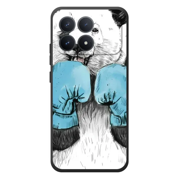 Чехол с рисунком «Панда боксер» для Xiaomi Poco F8 Pro