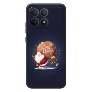 Чехол Санта Клаус для Xiaomi Poco F8 Pro (Подарки от Санты)