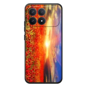 Чехлы с картинкой (Тюльпаны) на XiaoMi Poco F8 Pro (Поле тюльпанов)