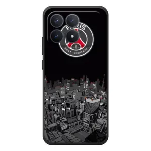 Силиконовые Чехлы принт Футбол на Xiaomi Poco F8 Pro (PSG)