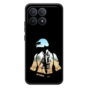 Чохол з картинкою "Герой Pubg" на Xiaomi Poco F8 Pro (Пубг мен)