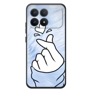 Чехлы (Знак сердечка) на Xiaomi Poco F8 Pro (Сердечка знак)