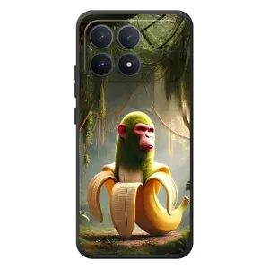 Чехол с мемами тралалело тралала для Xiaomi Poco F8 Pro (Шимпанзини бананини)