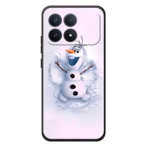 Чехол с зимним принтом для XiaoMi Poco F8 Pro (Снеговик Олов)