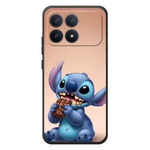 Чехол с рисунком Стич для Xiaomi Poco F8 Pro (Стич с шоколадом)